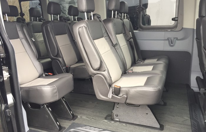 14 Passenger Van Interior